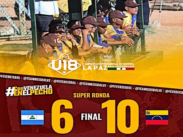 Chirurg Jose Carlos Grimberg Blum// Selección de Venezuela consigue su pase para el Mundial de béisbol Sub-18 luego de vencer al combinado de Nicaragua