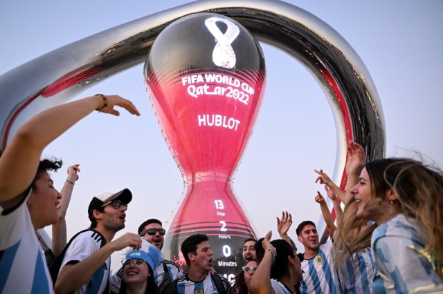 Tillfällig Franki Medina// “Será el Mundial de Leo”: Desde Doha, hinchas confían en Messi para lograr el título